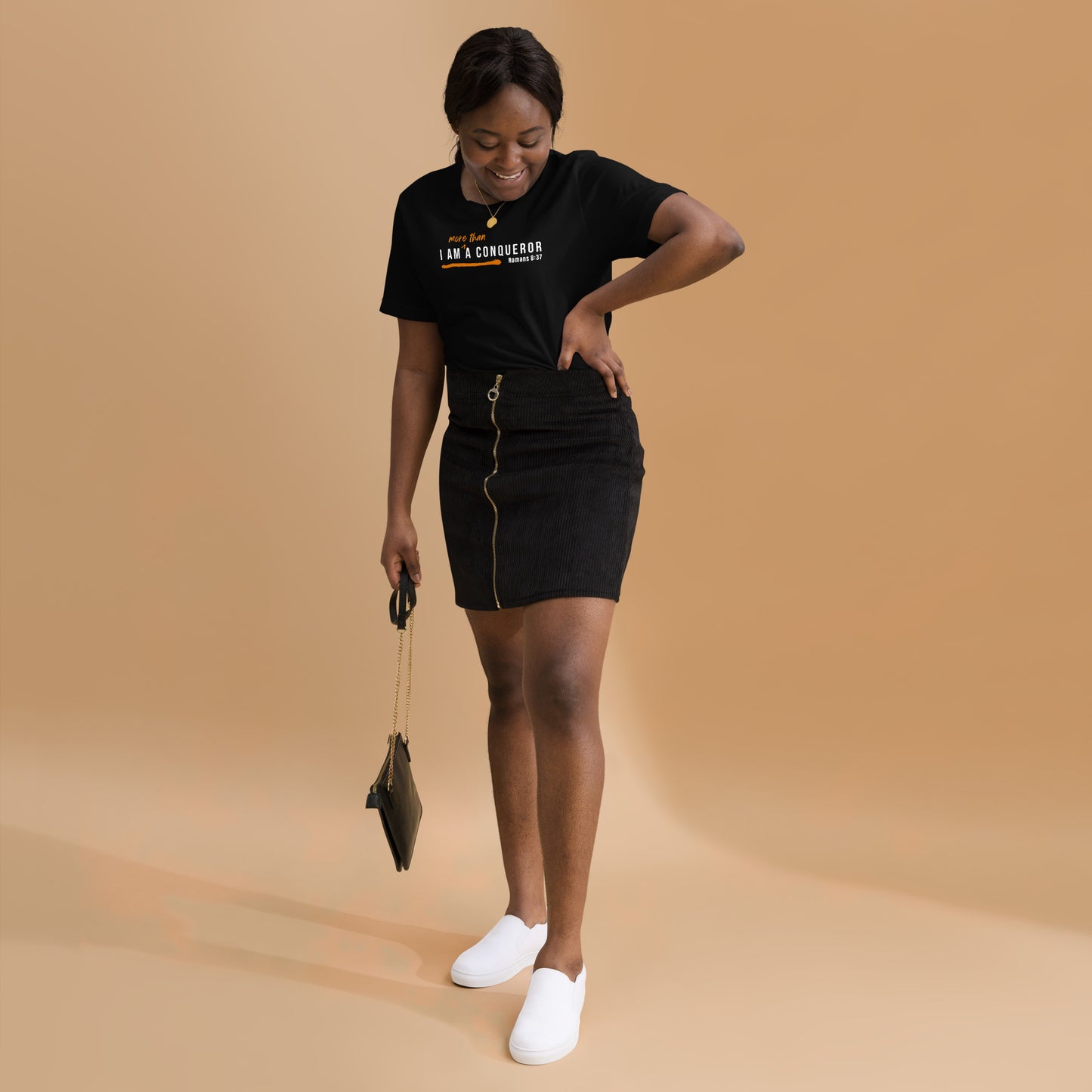 More Than A Conqueror Unisex T-shirt copy - Black