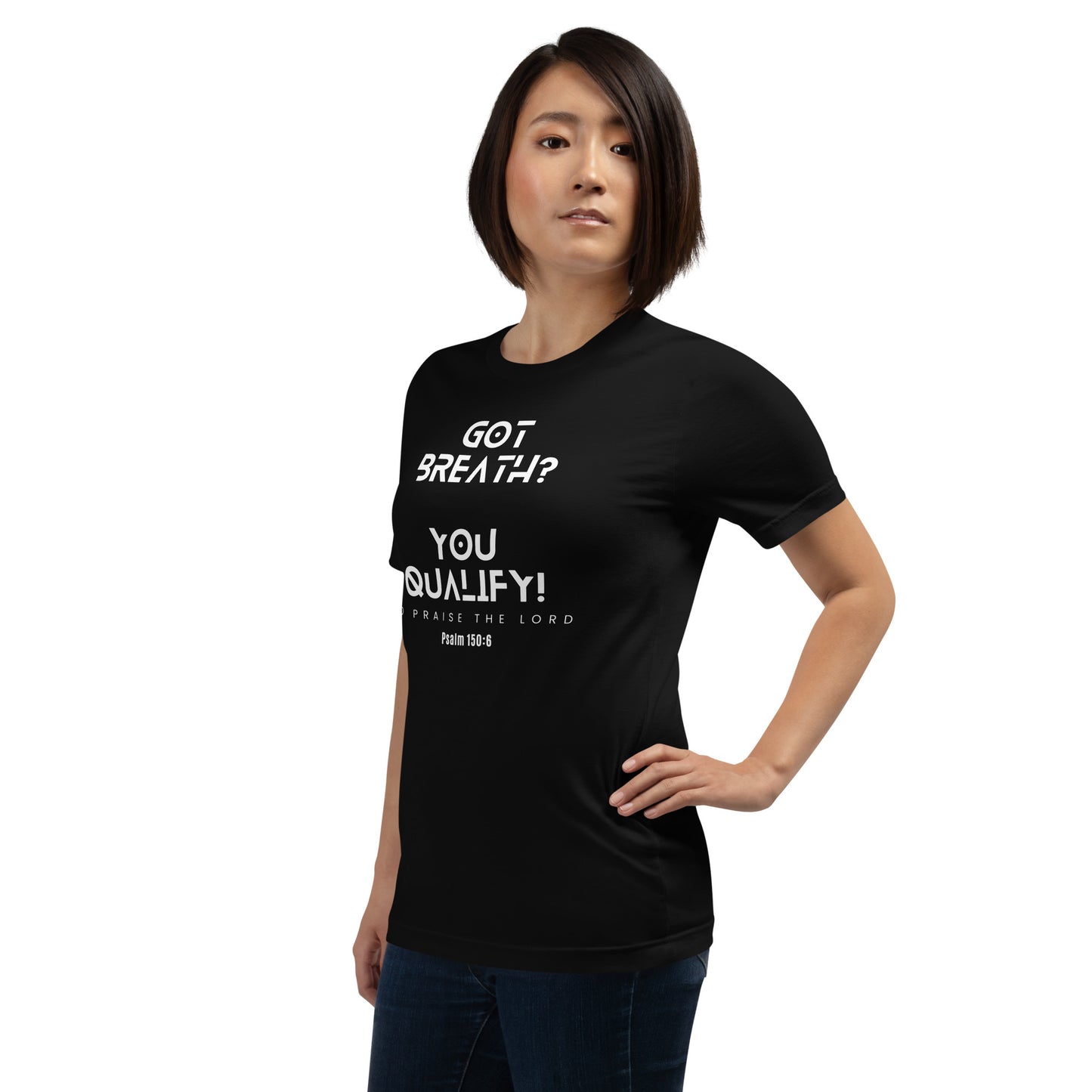 Got Breath? Unisex T-shirt - Black