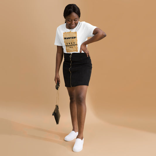 Wanted! True Worshippers Unisex T-shirt - White